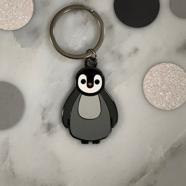 Sinknap Fashion Stainless Steel You Are My Penguin Key Ring Holder Keychain  Couple Gift