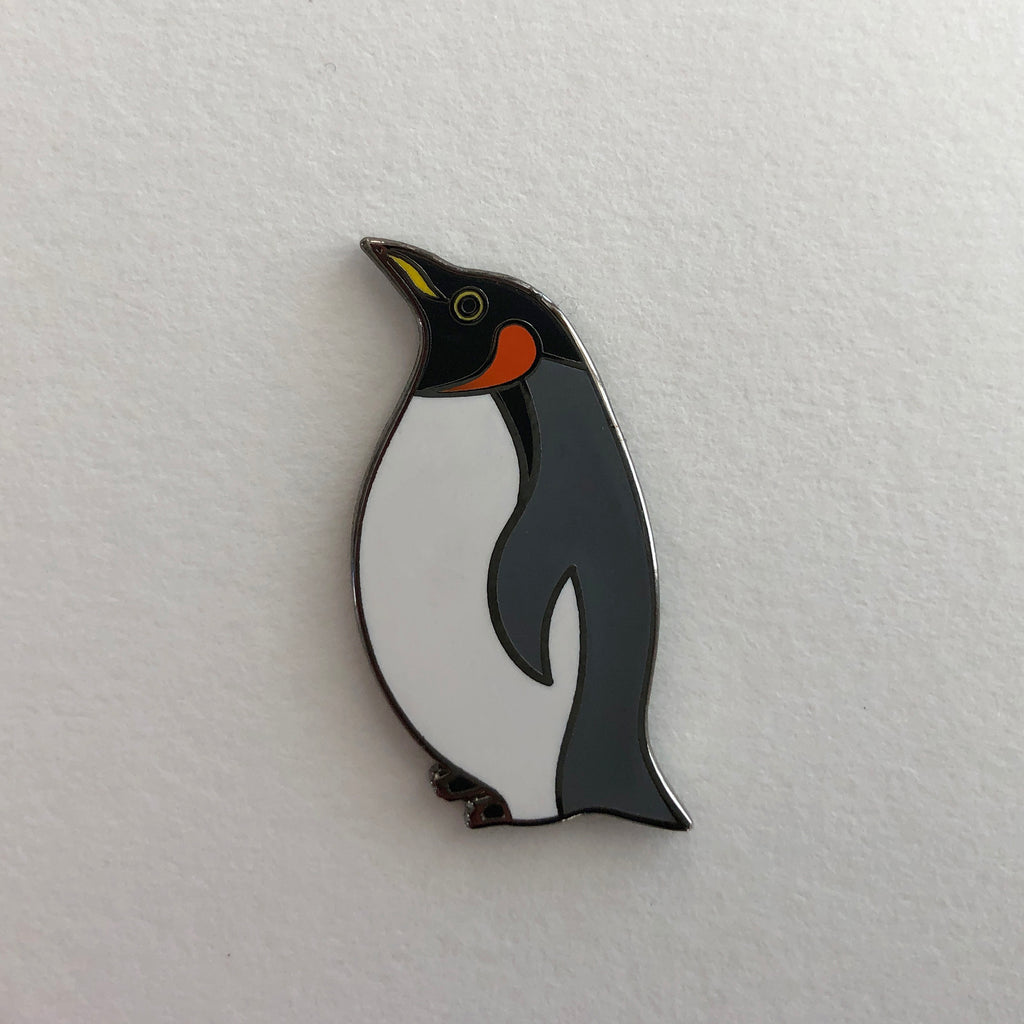 emperor penguin enamel pin