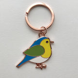 garden bird keyring