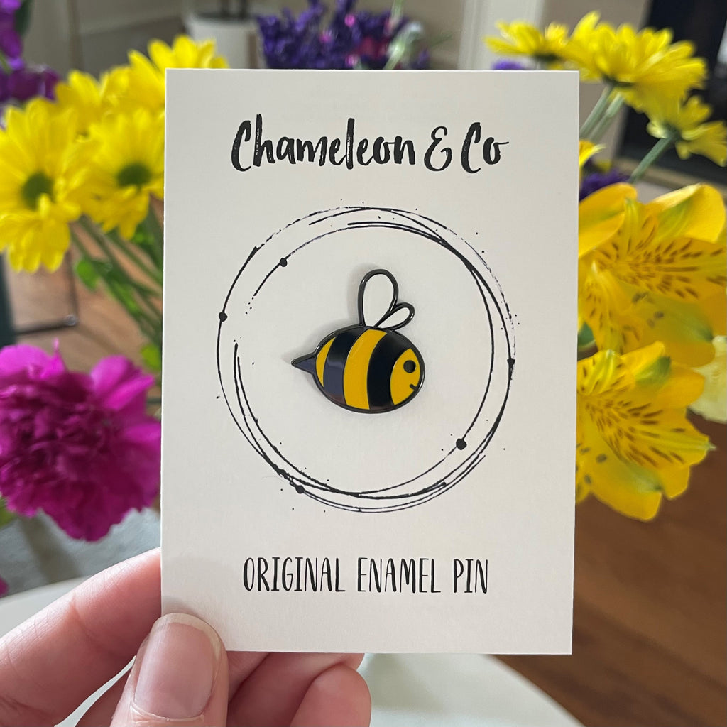 Bee Enamel Pin Badge