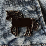 black horse badge