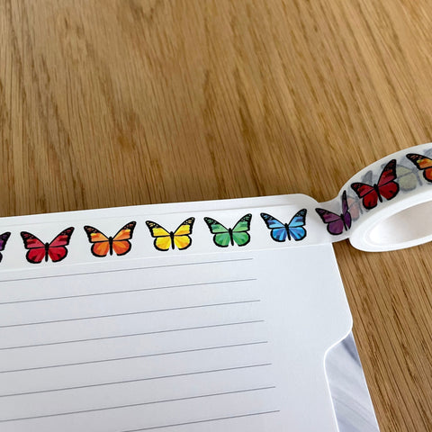 Rainbow Butterfly Washi Tape