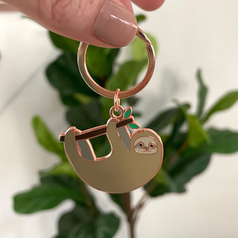 Sloth Keyring