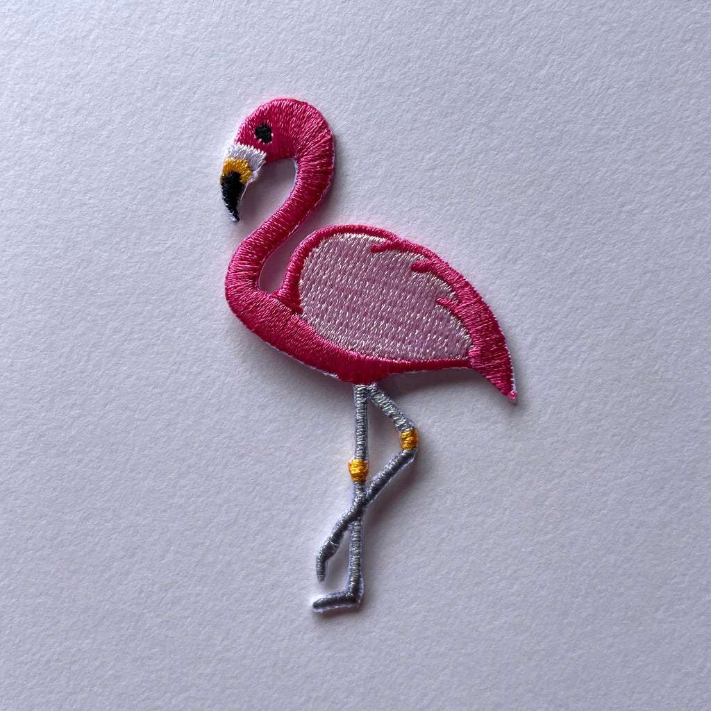 Flamingo Iron-On Patch