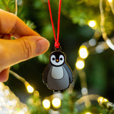 penguin ornament, penguin christmas ornament, penguin christmas tree decoration