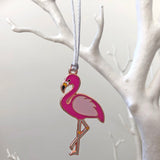 Flamingo Christmas Tree Decoration