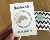 Dolphin Enamel Pin Badge