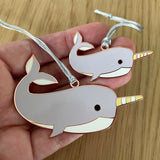 Narwhal Christmas Tree Decoration