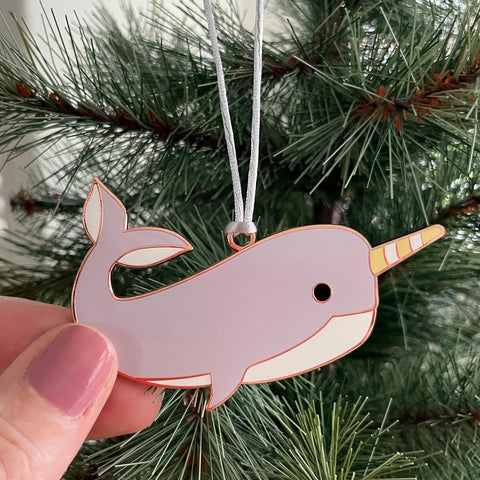 Narwhal Christmas Tree Decoration