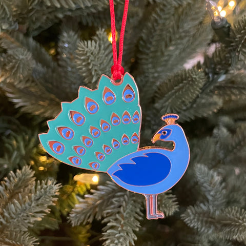 Peacock Christmas Tree Decoration