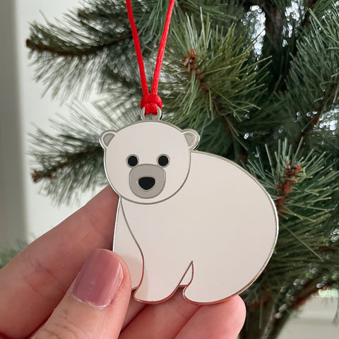 Polar Bear Christmas Tree Decoration