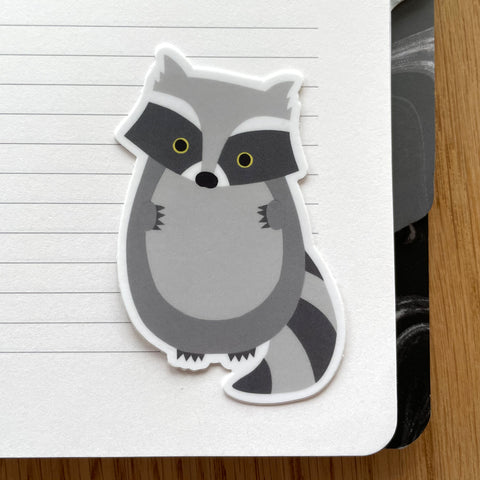 Raccoon Vinyl Sticker