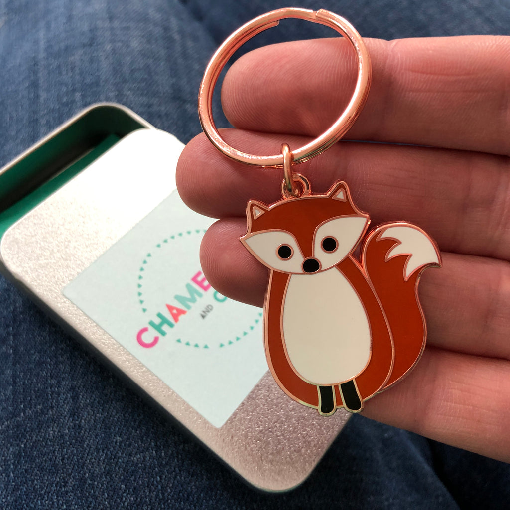 Fox Keychain, Key Chain, Fox Gifts